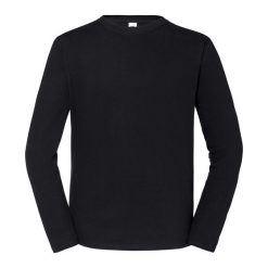Koszulka Z Długim Rękawem Unisex Adult Iconic 195 Plain. Czarne bluzki damskie Fruit of the Loom, xl, bez wzorów, bez kołnierzyka, bez ramiączek. Za 94.99 zł.
