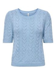 ONLY Sweter w kolorze błękitnym rozmiar: M. Niebieskie swetry klasyczne damskie Only, m, bez kołnierzyka. Za 70.41 zł.
