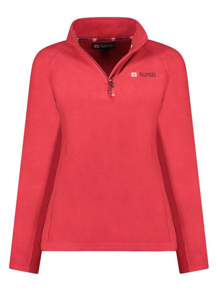 Canadian Peak Kurtka polarowa "Tugeak" w kolorze czerwonym rozmiar: XL. Czerwone kurtki damskie Canadian Peak, xl, bez wzorów, z polaru, bez kaptura. Za 79.21 zł.