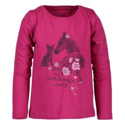 Blue Seven Koszulka Dziewczęca Z Koniem 92 Purpurowa. Fioletowe koszulki i t-shirty dziewczęce Blue Seven, z nadrukiem. Za 39.00 zł.