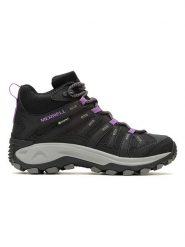 Merrell Buty turystyczne "Claypool 2" w kolorze czarno-fioletowym rozmiar: 39. Czarne obuwie trekkingowe damskie Merrell, z gore-texu, bez zapięcia. Za 412.88 zł.