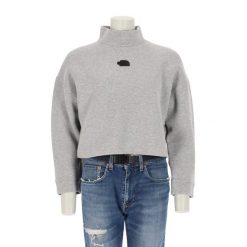 Second life - Damska szara bluza TNF - Jak nowy. Szare bluzy damskie The North Face, bez wzorów, bez kaptura. Za 127.76 zł.