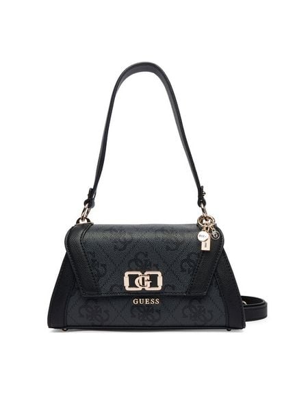 Guess Torebka Karnilla HWOS99 01190 Czarny. Czarne torebki klasyczne damskie Guess, ze skóry, bez dodatków. Za 350.99 zł.