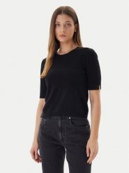 United Colors Of Benetton Sweter 1002D10D2 Czarny Regular Fit. Czarne swetry klasyczne damskie United Colors Of Benetton, s, z wełny, bez kołnierzyka. Za 229.99 zł.