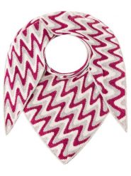 Zwillingsherz Chusta trójkątna "Winter Waves" w kolorze bordowo-szarobrązowym - 185 x 90 cm rozmiar: onesize. Brązowe chusty damskie Zwillingsherz, bez wzorów, z kaszmiru. Za 126.99 zł.