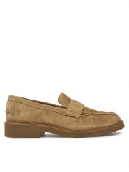 Michael Kors Lordsy Eden Loafer 40R5EDMS1S Beżowy. Brązowe półbuty damskie Michael Kors, bez wzorów, ze skóry, bez obcasa, bez zapięcia. Za 509.99 zł.