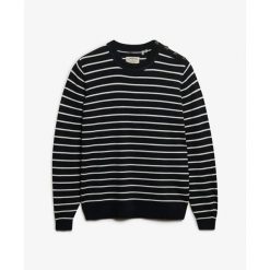 Bluza damska Superdry Essential Jumper. Niebieskie bluzy damskie Superdry, s, bez wzorów, bez kaptura. Za 334.90 zł.