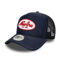 Czapka Trucker New Era Oval Foam Patch. Niebieskie czapki z daszkiem damskie New Era, bez wzorów. Za 226.50 zł.