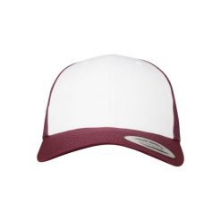 Kolorowa czapka z przodu Flexfit Retro. Białe czapki damskie FLEXFIT, bez wzorów, z bawełny. Za 52.30 zł.