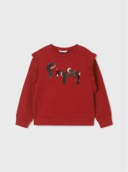 Mayoral Bluza 4476 Zielony Regular Fit. Zielone bluzy dziewczęce Mayoral, bez wzorów, z bawełny, bez ramiączek, bez kaptura. Za 79.99 zł.