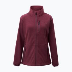 Bluza trekkingowa damska Pinewood Finnveden Fleece. Czerwone bluzy damskie PINEWOOD, bez wzorów, bez kaptura. Za 229.99 zł.