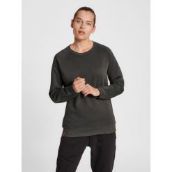 Bluza damska Hummel red Heavy. Szare bluzy damskie Hummel, na wiosnę, s, bez wzorów, z bawełny, bez kaptura. Za 170.90 zł.