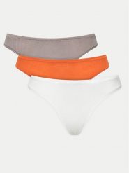 Calvin Klein Underwear Komplet 3 par stringów 000QD5220E Kolorowy. Komplety bielizny Calvin Klein Underwear, bez wzorów. Za 149.99 zł.