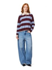 Scotch & Soda Koszulka polo w kolorze błękitno-bordowym rozmiar: XL. Czerwone bluzki damskie Scotch & Soda, xl, bez wzorów, bez kołnierzyka, bez ramiączek. Za 184.95 zł.