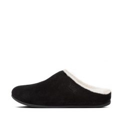 Kapcie damskie FitFlop Chrissie™. Czarne kapcie damskie FIT FLOP, z wełny. Za 617.00 zł.