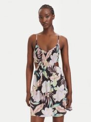 Billabong Sukienka letnia True Desire 24B131510 Fioletowy Regular Fit. Fioletowe sukienki damskie Billabong, bez wzorów, z bawełny, bez ramiączek. Za 269.99 zł.