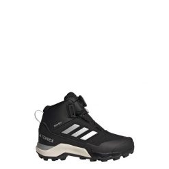 Buty Terrex Winter Mid BOA RAIN.RDY Hiking. Czarne obuwie trekkingowe damskie Adidas, z materiału, bez zapięcia. Za 529.00 zł.