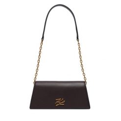 Torebka KARL LAGERFELD. Brązowe torebki klasyczne damskie KARL LAGERFELD, bez dodatków. Za 849.99 zł.