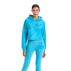 Bluza damska DIADORA L. HOODIE CROP MANIFESTO. Czerwone bluzy damskie Diadora, l, bez wzorów, bez kaptura. Za 119.99 zł.