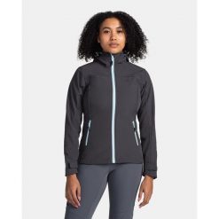 Damska kurtka softshell Kilpi RAVIA-W. Zielone kurtki sportowe damskie Kilpi, l, bez wzorów, z softshellu, bez kaptura. W wyprzedaży za 212.50 zł.