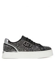 Liu Jo Sneakersy Pretty 06 BF5041 PX353 Czarny. Czarne obuwie sportowe damskie Liu Jo, ze skóry, bez zapięcia. Za 559.99 zł.