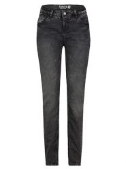 Sublevel Dżinsy - Slim fit - w kolorze antracytowym rozmiar: XL. Czarne jeansy damskie Sublevel. Za 96.60 zł.
