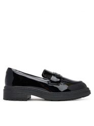 Clarks Mokasyny Orinoco3 Edge 26183173 Czarny. Czarne mokasyny damskie Clarks, z lakierowanej skóry, bez obcasa. Za 329.99 zł.