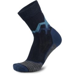 Skarpety trekkingowe damskie Meindl MT3.5 Lady z wełną merino. Niebieskie skarpetki damskie MEINDL, bez wzorów, z bawełny. Za 95.90 zł.