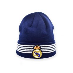 Czapka Real Madryt Jr - oficjalna licencjonowana. Niebieskie czapki damskie REAL MADRID, bez wzorów. Za 99.00 zł.