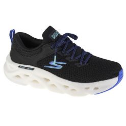 Buty do biegania damskie, Go Run Swirl Tech-Dash Charge. Czarne obuwie sportowe damskie Skechers, bez zapięcia, do biegania. Za 239.99 zł.