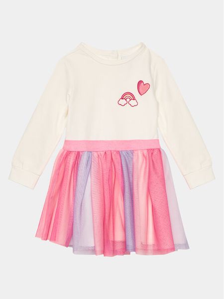 OVS Sukienka codzienna 1967860 Kolorowy Regular Fit. Sukienki dziewczęce OVS, bez wzorów, z bawełny, bez ramiączek, proste. Za 69.99 zł.