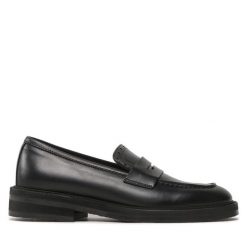 Półbuty Pollini. Czarne półbuty damskie Pollini, bez wzorów, bez obcasa, na płaskiej podeszwie, bez zapięcia. Za 1,499.00 zł.