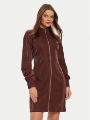 Liu Jo Sport Sukienka codzienna TF4261 J4751 Brązowy Regular Fit. Brązowe sukienki damskie Liu Jo Sport, bez wzorów, z syntetyku, sportowe, bez ramiączek. Za 479.99 zł.