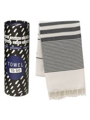 Samimi Chusta hammam "Malibu" w kolorze szaro-białym - 180 x 100 cm rozmiar: onesize. Białe chusty damskie Samimi, bez wzorów, z bawełny. Za 60.99 zł.