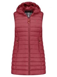Geographical Norway Kamizelka pikowana "Vatikolor" w kolorze bordowym rozmiar: M. Czerwone kamizelki damskie Geographical Norway, m, bez wzorów, bez kaptura. Za 149.31 zł.