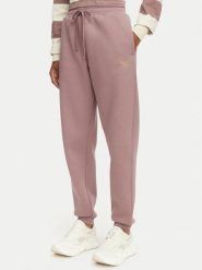 Reebok Spodnie dresowe Zana RK25690CC Brązowy Regular Fit. Brązowe spodnie dresowe damskie Reebok, m, bez wzorów, z dresówki. Za 259.99 zł.
