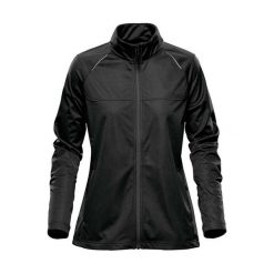 Kurtka Damska Greenwich Soft Shell. Czarne kurtki damskie STORMTECH, xl, bez wzorów, bez kaptura. Za 309.99 zł.