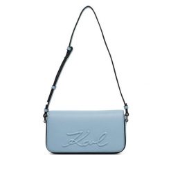 Torebka KARL LAGERFELD. Niebieskie torebki klasyczne damskie KARL LAGERFELD, bez dodatków. Za 649.99 zł.