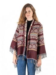 Isla Bonita by SIGRIS Kardigan w kolorze brązowym rozmiar: onesize. Brązowe kardigany damskie Isla Bonita by SIGRIS, bez wzorów, z bawełny. Za 175.67 zł.
