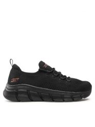 Skechers Sneakersy BOBS SPORT Color Connect 117121/BBK Czarny. Czarne obuwie sportowe damskie Skechers, z materiału, bez zapięcia. Za 199.99 zł.