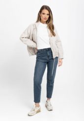 Niebieskie jeansy, Carrot Fit, D-MAMMA. Niebieskie jeansy damskie Volcano. Za 169.99 zł.