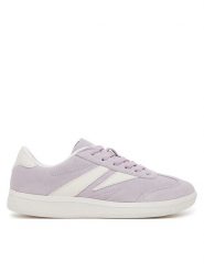 Leaf Sneakersy LAKKA301R Fioletowy. Fioletowe obuwie sportowe damskie Leaf, ze skóry, bez zapięcia. Za 169.99 zł.