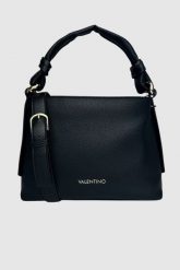 VALENTINO Torebka czarna Ring Re. Czarne torebki klasyczne damskie Valentino by Mario Valentino, bez dodatków. W wyprzedaży za 399.99 zł.
