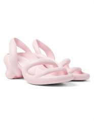 Camper Sandały "Kobarah" w kolorze jasnoróżowym na obcasie rozmiar: 44. Różowe sandały damskie Camper, bez wzorów, z otwartym noskiem, bez obcasa, na koturnie, bez zapięcia. Za 260.99 zł.