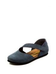 Comfortfusse Skórzane baleriny w kolorze granatowym rozmiar: 38. Niebieskie balerinki damskie Comfortfüße, bez wzorów, z okrągłym noskiem. Za 205.45 zł.
