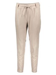 ONLY Spodnie chino w kolorze beżowym rozmiar: L/L32. Brązowe spodnie materiałowe damskie Only, bez wzorów. Za 104.99 zł.