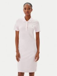 Tommy Hilfiger Sukienka codzienna WW0WW43228 Różowy Slim Fit. Czerwone sukienki damskie Tommy Hilfiger, bez wzorów, z bawełny, bez ramiączek. Za 369.99 zł.
