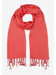 More & More Szal w kolorze koralowym rozmiar: onesize. Czerwone szaliki damskie More & More, bez wzorów, z materiału. Za 39.99 zł.