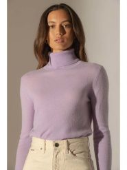 Perfect Cashmere Kaszmirowy golf "Ashley" w kolorze fioletowym rozmiar: XL. Różowe golfy damskie Perfect Cashmere, xl, bez wzorów, z kaszmiru, bez ramiączek. Za 210.81 zł.