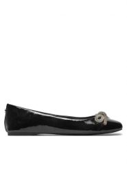 Steve Madden Baleriny Nilsa SM11003517 Czarny. Czarne balerinki damskie Steve Madden, bez wzorów, ze skóry. Za 269.99 zł.